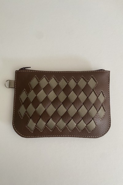 mini wallet braided